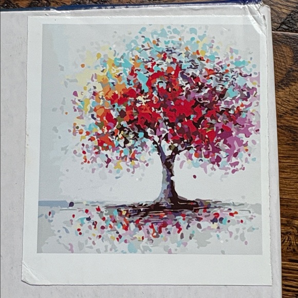 DIY Multicolor Tree Canvas Set - Picture 2 of 3